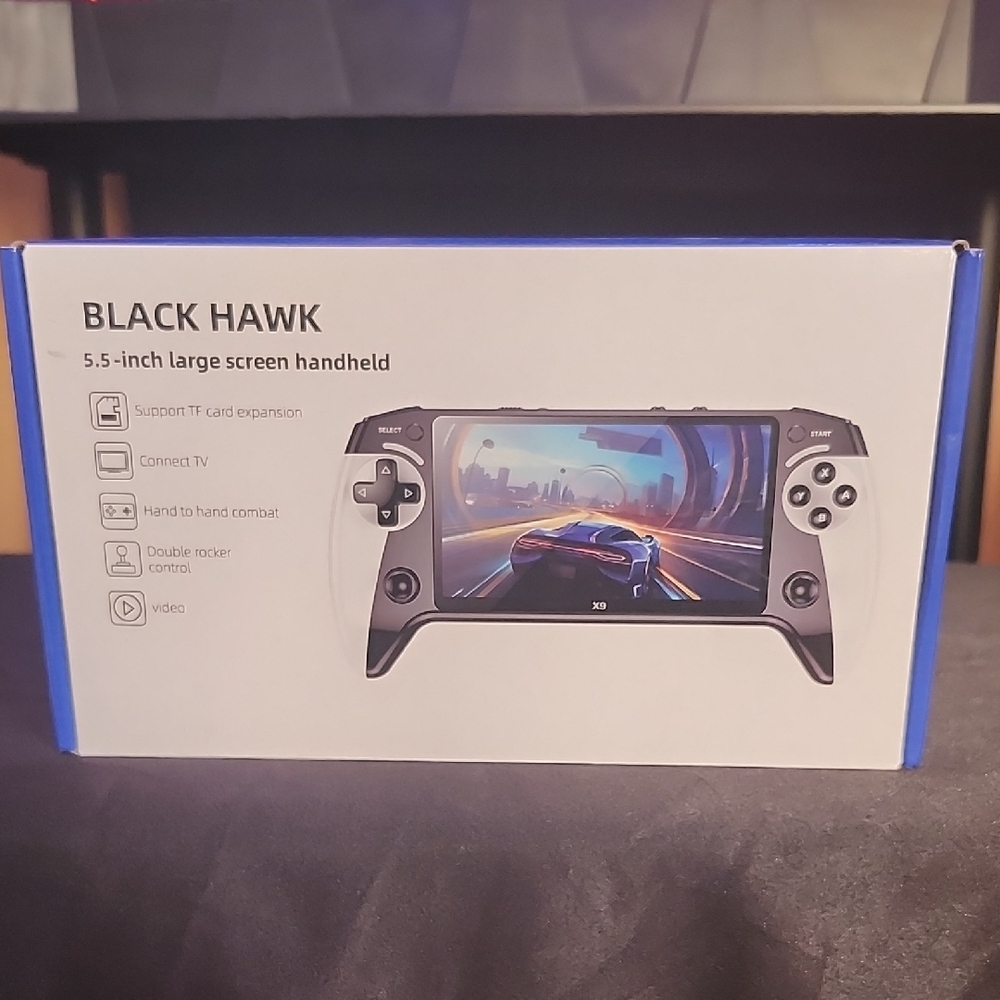 Black HAWK 5.5-Inch Handheld Console - Black and Gray